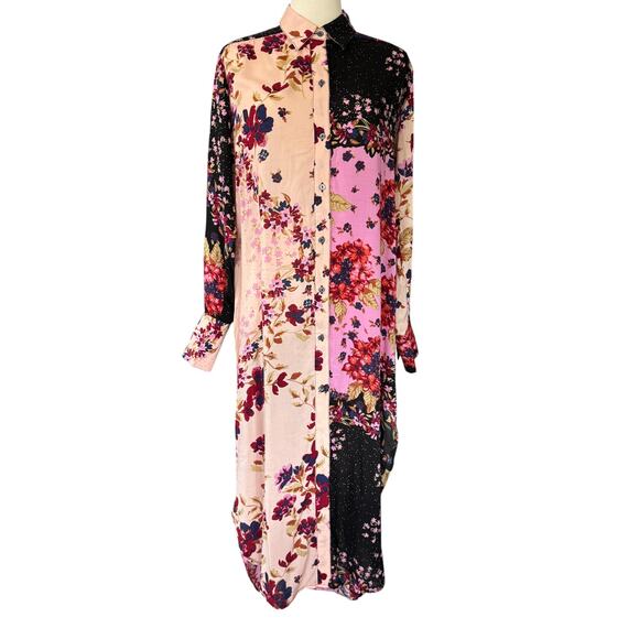 Free‎ People Jackie Printed Maxi Top Vintage Combo Floral Size XS - Picture 2 of 11